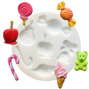 Mini moule silicone ø 70mm - Graine Créative Mini moule silicone ø 70mm - Graine Créative