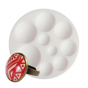 Mini moule silicone ø 70mm - Graine Créative Mini moule silicone ø 70mm - Graine Créative