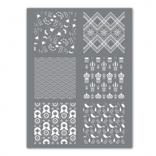 Pochoirs - Silk Screen - Graine Créative Pochoirs - Silk Screen - Graine Créative