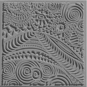 Texture plate for Cernit polymer clay Texture plate for Cernit polymer clay