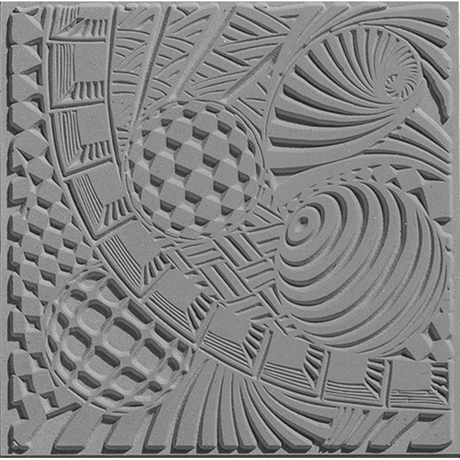 Cernit texture plate Suitable for all polymer clay (Cernit Fimo