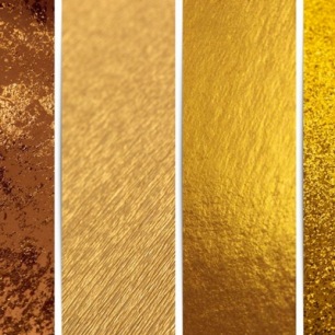 Metal foils for gilding Metal foils for gilding