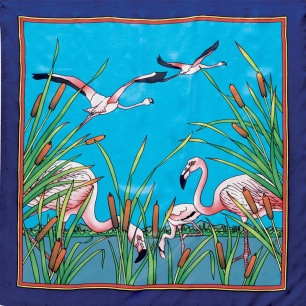 90 x 90 cm - Pongé 9 - Pré-serti 90 x 90 cm - Pongé 9 - Pré-serti