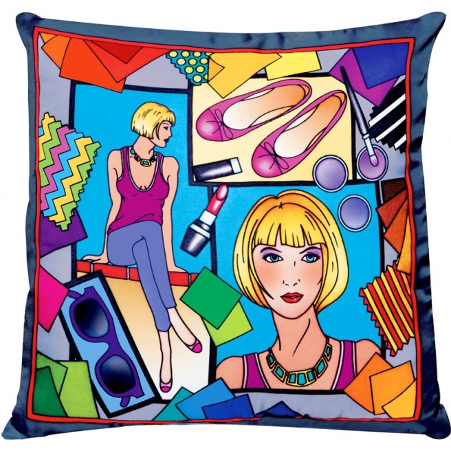 40x 40 cm - Housse coussin - pongé 10 - Pré-serti 40x 40 cm - Housse coussin - pongé 10 - Pré-serti