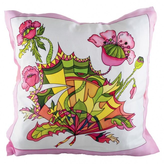 40x 40 cm - Housse coussin - pongé 10 - Pré-serti 40x 40 cm - Housse coussin - pongé 10 - Pré-serti