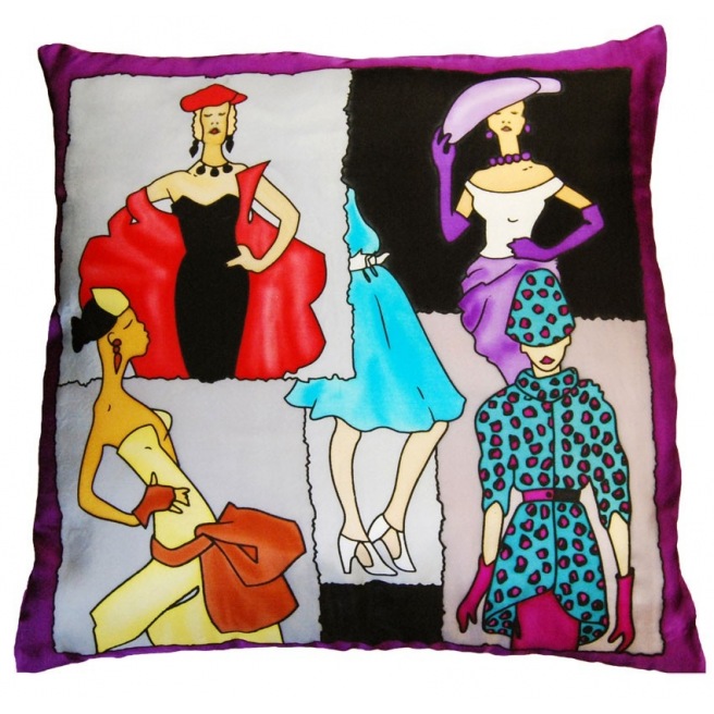 40x 40 cm - Housse coussin - pongé 10 - Pré-serti 40x 40 cm - Housse coussin - pongé 10 - Pré-serti