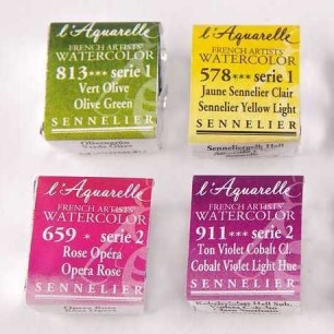 Sennelier Aquarelle - 1/2 godet Sennelier Aquarelle - 1/2 godet