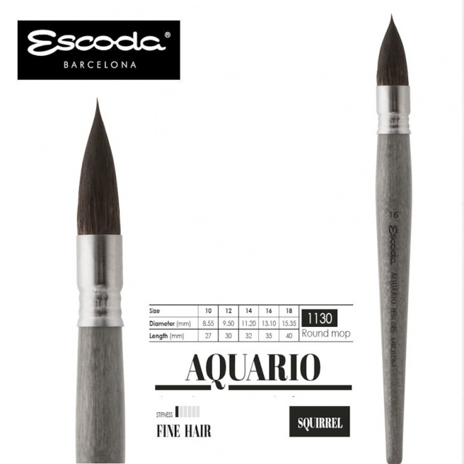 Pinceau AQUARIO 1130 Petit Gris