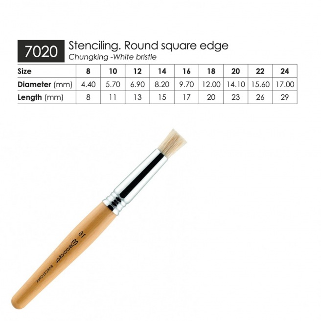 Brosse pochoir Escoda - série 7020 Brosse pochoir Escoda - série 7020