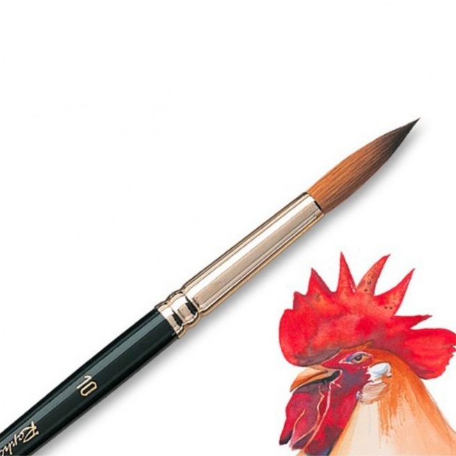 Series 402 Red Sable Blend Pointed Round - Townsend Atelier