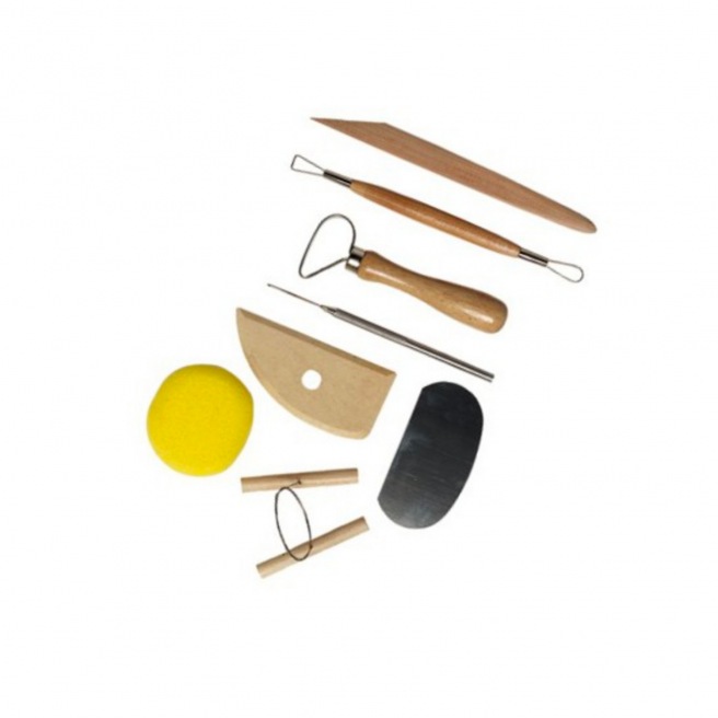 Kit d'outils de poterie assortiment