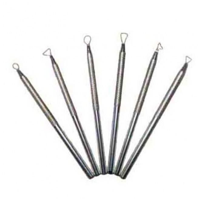 Set de 6 mirettes affûtées en allu Set de 6 mirettes affûtées en allu