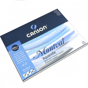 Canson® Montval blok - 300gr/m² - Fijne korrel - 4 zijden verlijmd Canson® Montval blok - 300gr/m² - Fijne korrel - 4 zijden verlijmd