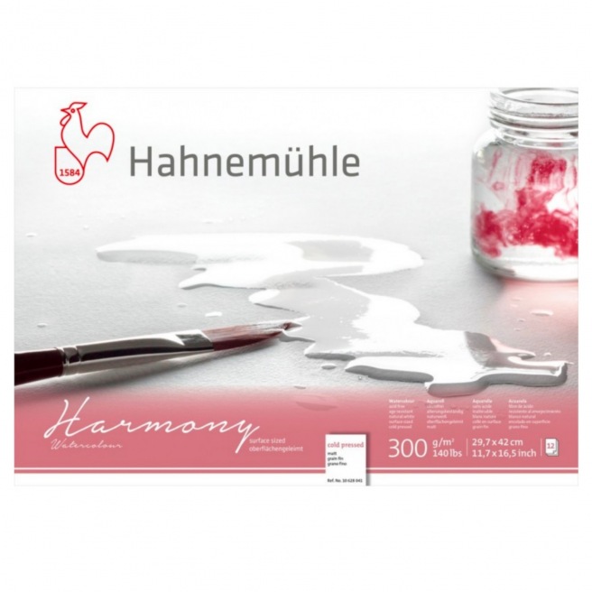 Bloc Hahnemulhe® Harmony - 300 gr/m² - collés 4 côtés - Grain fin