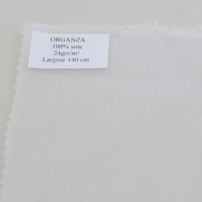Tissu de soie Organza - Au mètre Tissu de soie Organza - Au mètre