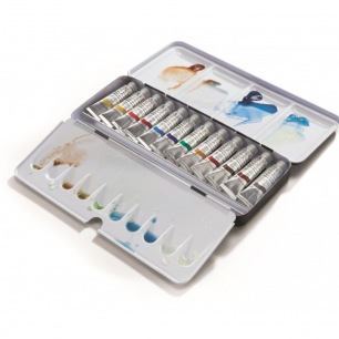 Winsor & Newton ultralichte aquarel metalen doos
