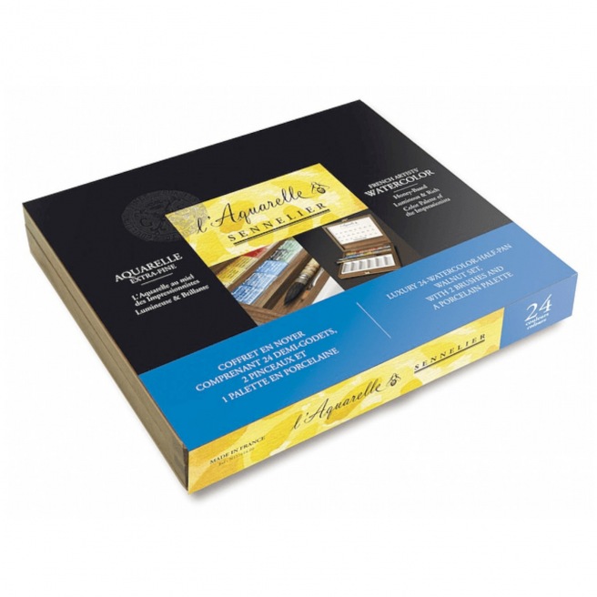 Boîte et coffret aquarelle Sennelier Boîte et coffret aquarelle Sennelier