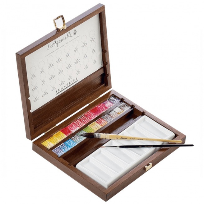 Boîte et coffret aquarelle Sennelier Boîte et coffret aquarelle Sennelier