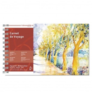 Carnet voyage à spirales Hahnemühle® - 400gr/m² - Petit côté Carnet voyage à spirales Hahnemühle® - 400gr/m² - Petit côté