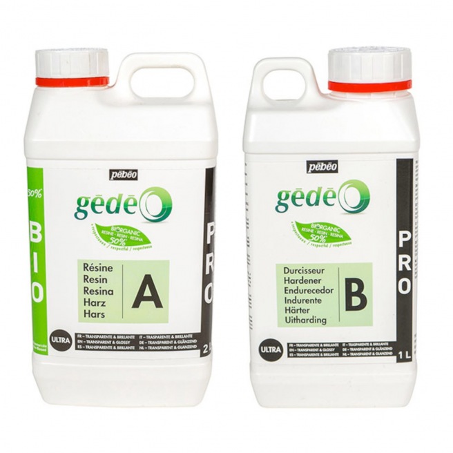 Kit résine Cristal Bio Gédéo - Pébéo Kit résine Cristal Bio Gédéo - Pébéo