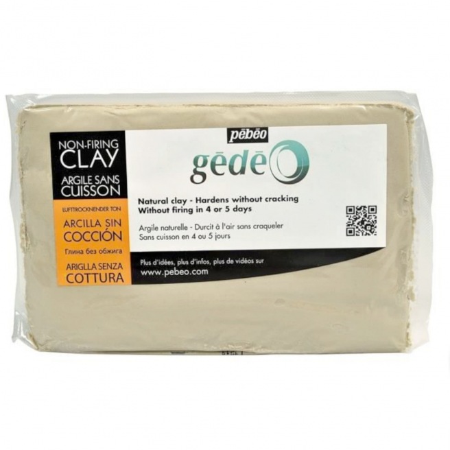 Argile Sans cuisson Gédéo - Pain de 1,5Kg Argile Sans cuisson Gédéo - Pain de 1,5Kg