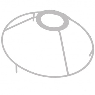 Round Lampshade HEAD ONLY - E27