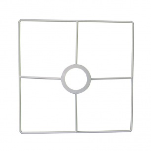Square lampshade - Head only - E27