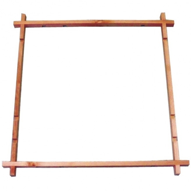 Cadre à encoche pour soie Cadre à encoche pour soie