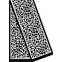 Echarpes en velours dévoré - Blanches à teindre - 180 x 32 cm