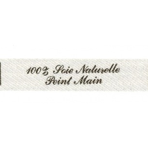 Etiqueta para coser - 100% Soie Naturelle Peint Main