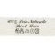 Naailabel - 100% Soie Naturelle Peint Main + Symboles