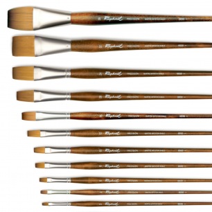 Raphaël Acrylic Flat Precision Brush - Series 8930 Raphaël Acrylic Flat Precision Brush - Series 8930