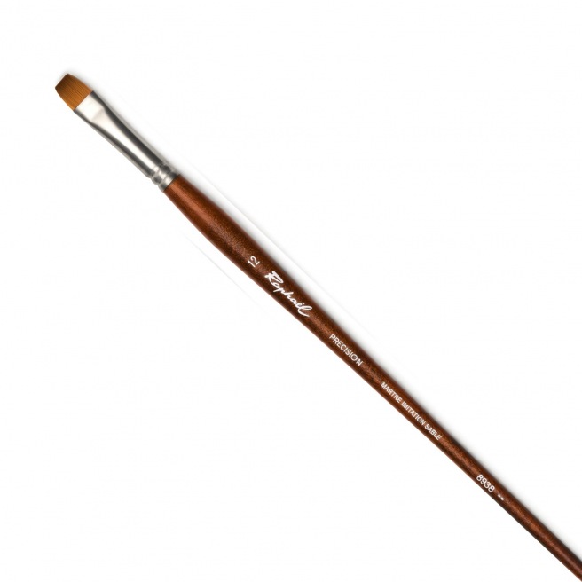 Pinceau Raphaël acrylique Précision Plat court - Série 8938 Pinceau Raphaël acrylique Précision Plat court - Série 8938