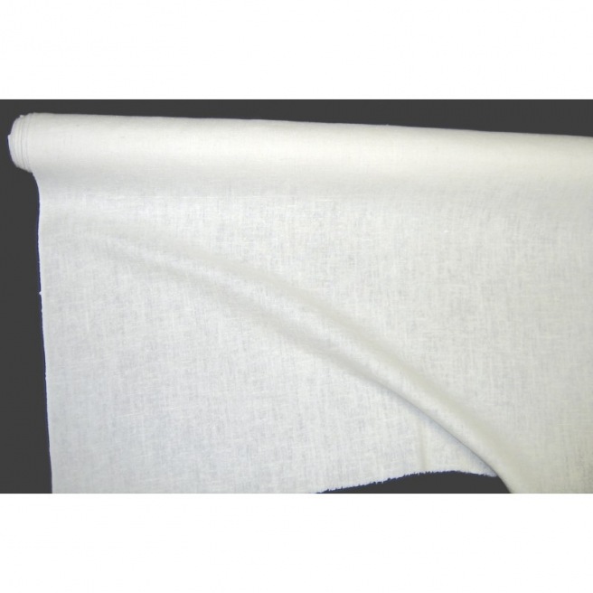 Tissu de Soie Ecru Bourrette - Au mètre  Tissu de Soie Ecru Bourrette - Au mètre