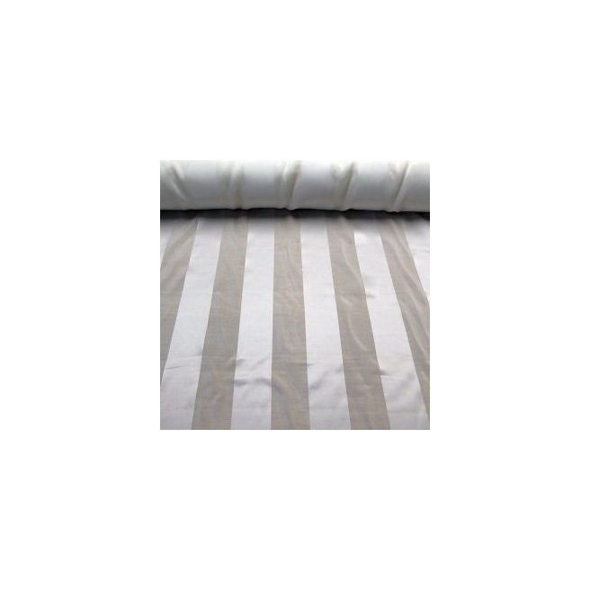 Mousseline Bandes satin pure soie - Au mètre