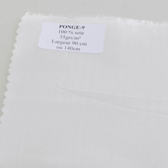 coser 112cm Ponge 8 5m seda naturaleza METERWARE pintar blanco 