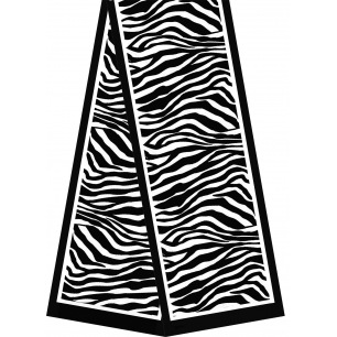 Pañuelos de raso devorado - Blancos para teñir - 180 x 32 cm Pañuelos de raso devorado - Blancos para teñir - 180 x 32 cm