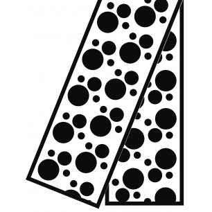 Echarpes en satin dévoré 