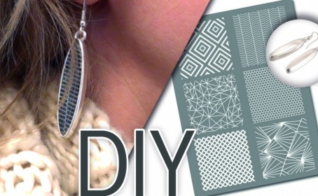 Joyas de arcilla polimérica - serigrafía - silkscreen Joyas de arcilla polimérica - serigrafía - silkscreen