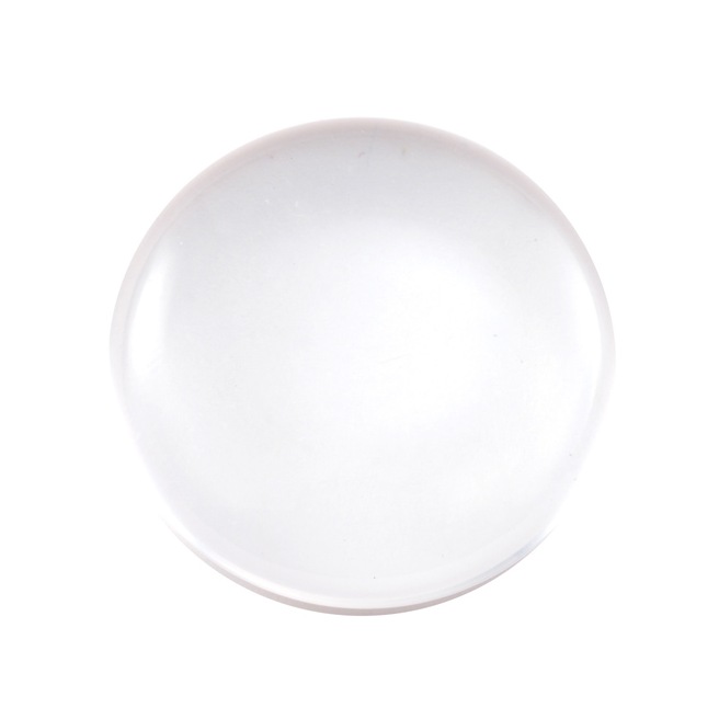 Cabochon rond transparent