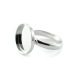 Bague plateau ronde argent