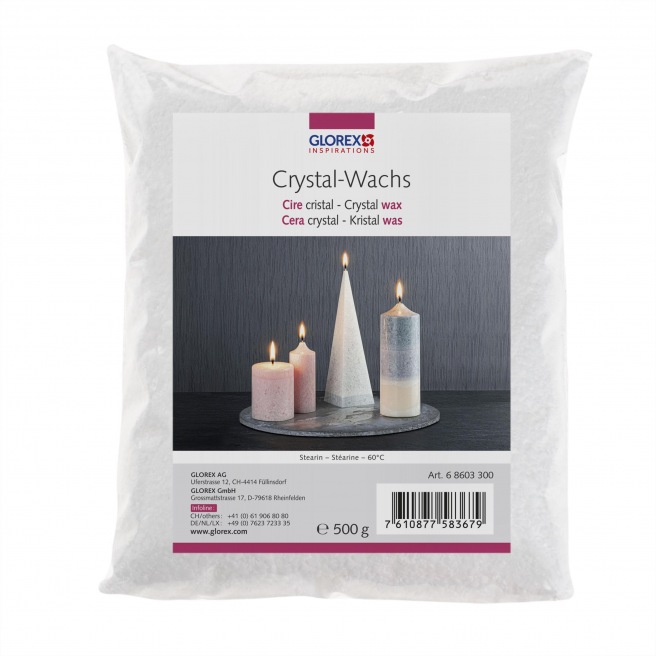 Glorex - Granulés de cire Cristal - 500g