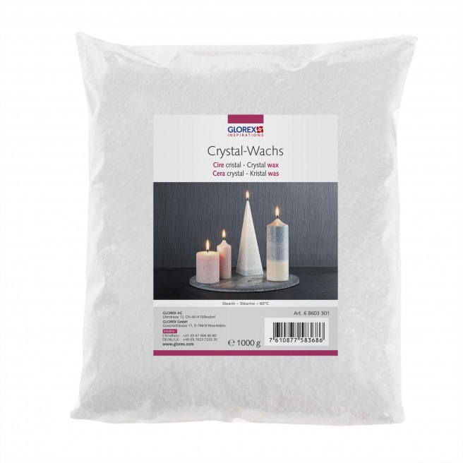 Glorex - Granulés de cire Cristal - 1kg Glorex - Granulés de cire Cristal - 1kg