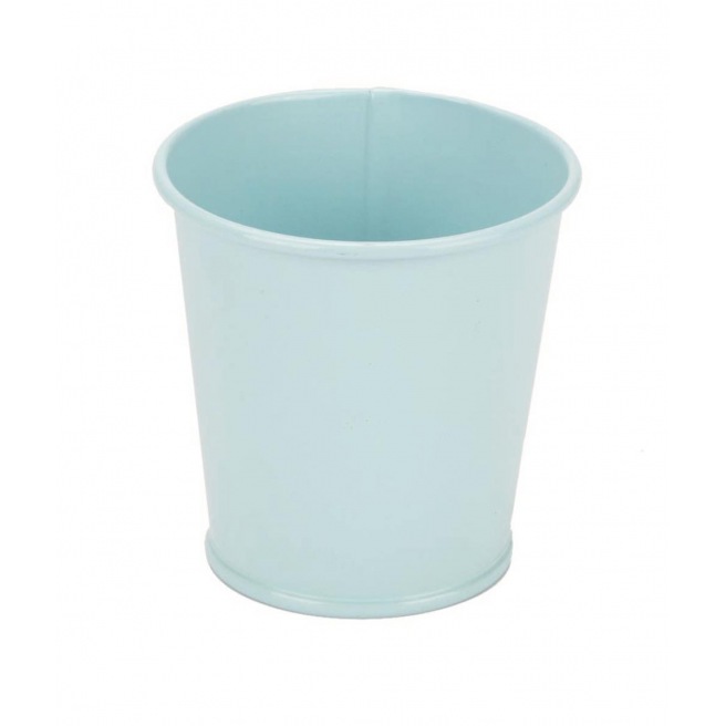 Bucket without handle decorative metal candle