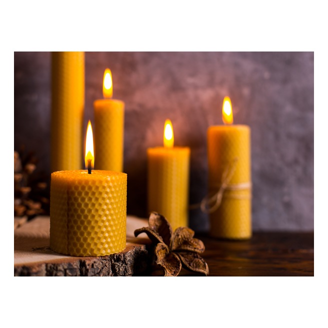 Glorex - Plaque de cire d'abeille