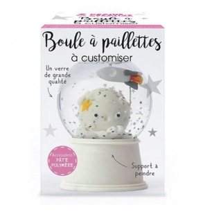 Boule à neige en verre 80mm - Graine Créative