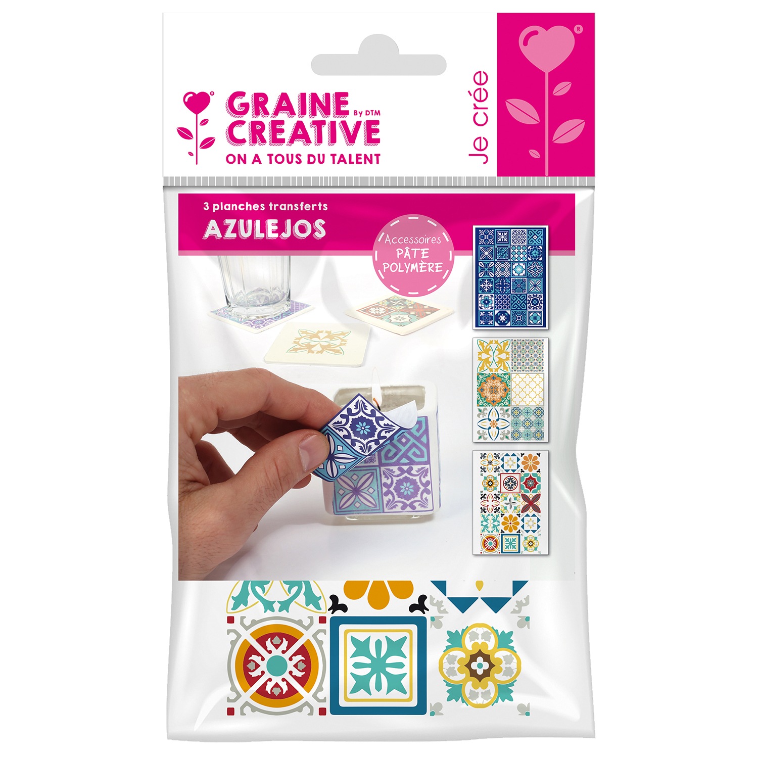 Graine Créative - 10 Textur Platten für Plastik lehm FIMO