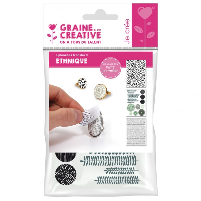 Transferts pour pâte polymère - Graine Créative Transferts pour pâte polymère - Graine Créative