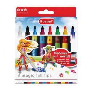 8 Bruynzeel magische stiften 8 Bruynzeel magische stiften