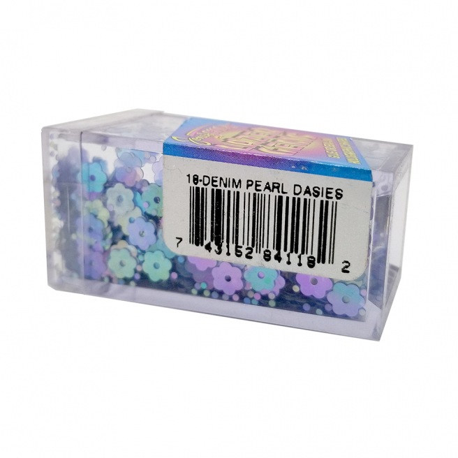 18 denim pearl dasies